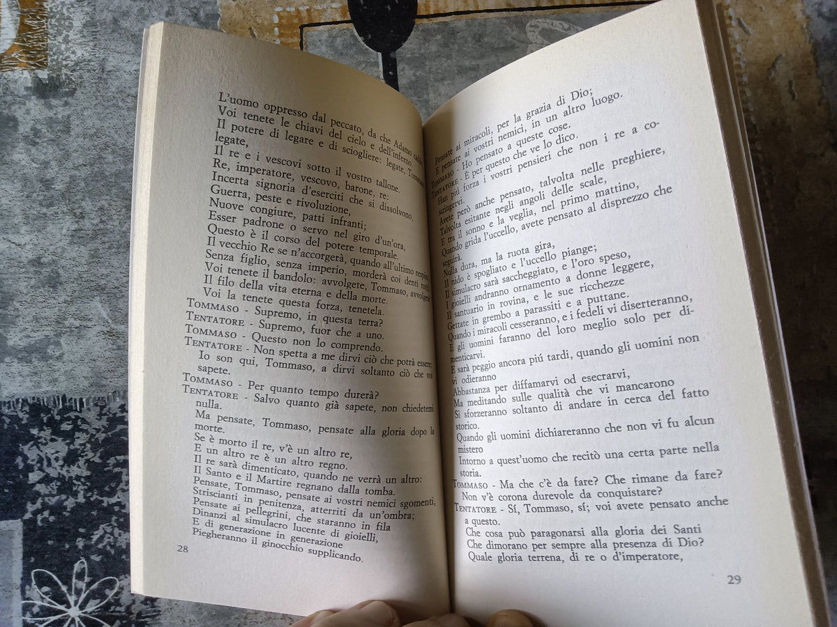 Assassinio nella cattedrale Thomas Eliot Bompiani Libreria Obli