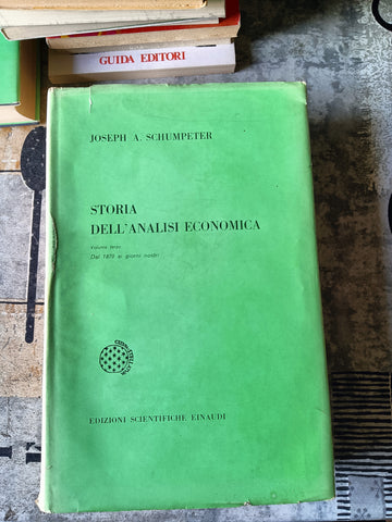 Storia dell’analisi economica Vol. III | Joseph A. Schumpeter