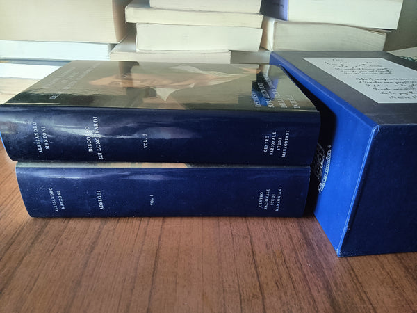 Adelchi - Discorso sopra alcuni punti della storia Longobardica in Italia 2 voll. con cofanetto | Alessandro Manzoni