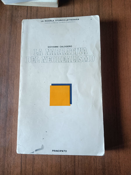 La narrativa del neorealismo | Giovanni Calogero