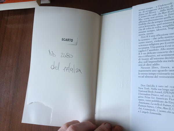 Zero k | Don Delillo - Einaudi