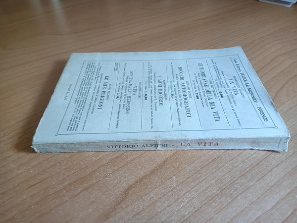 La vita | V. Alfieri, G. Lipparini