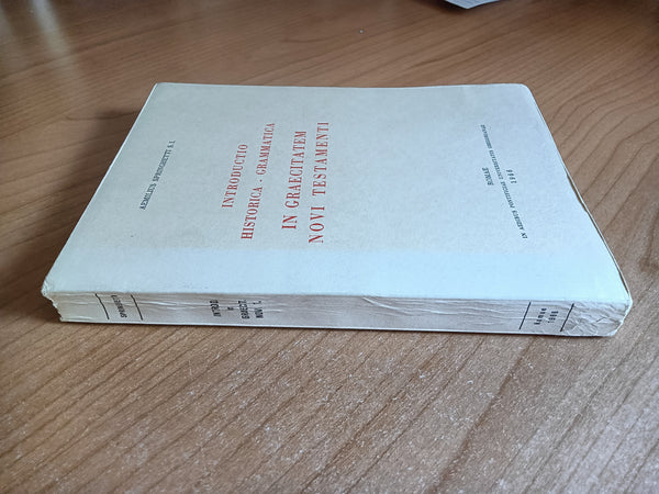 In graecitatem novi testamenti | Aemilius Springhetti