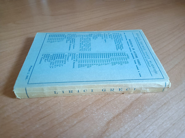Lirici greci - Società Editrice Dante Alighieri