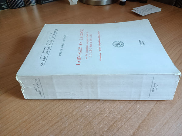 Latinismos en la koine | E. Garcia Domingo