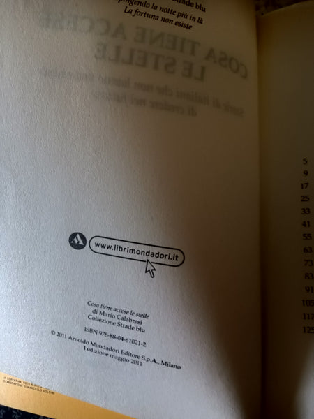 Cosa tiene accese le stelle | Mario Calabresi - Mondadori