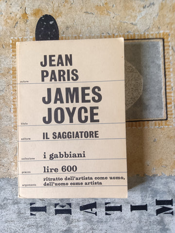 James Joyce | Paris Jean - Il Saggiatore