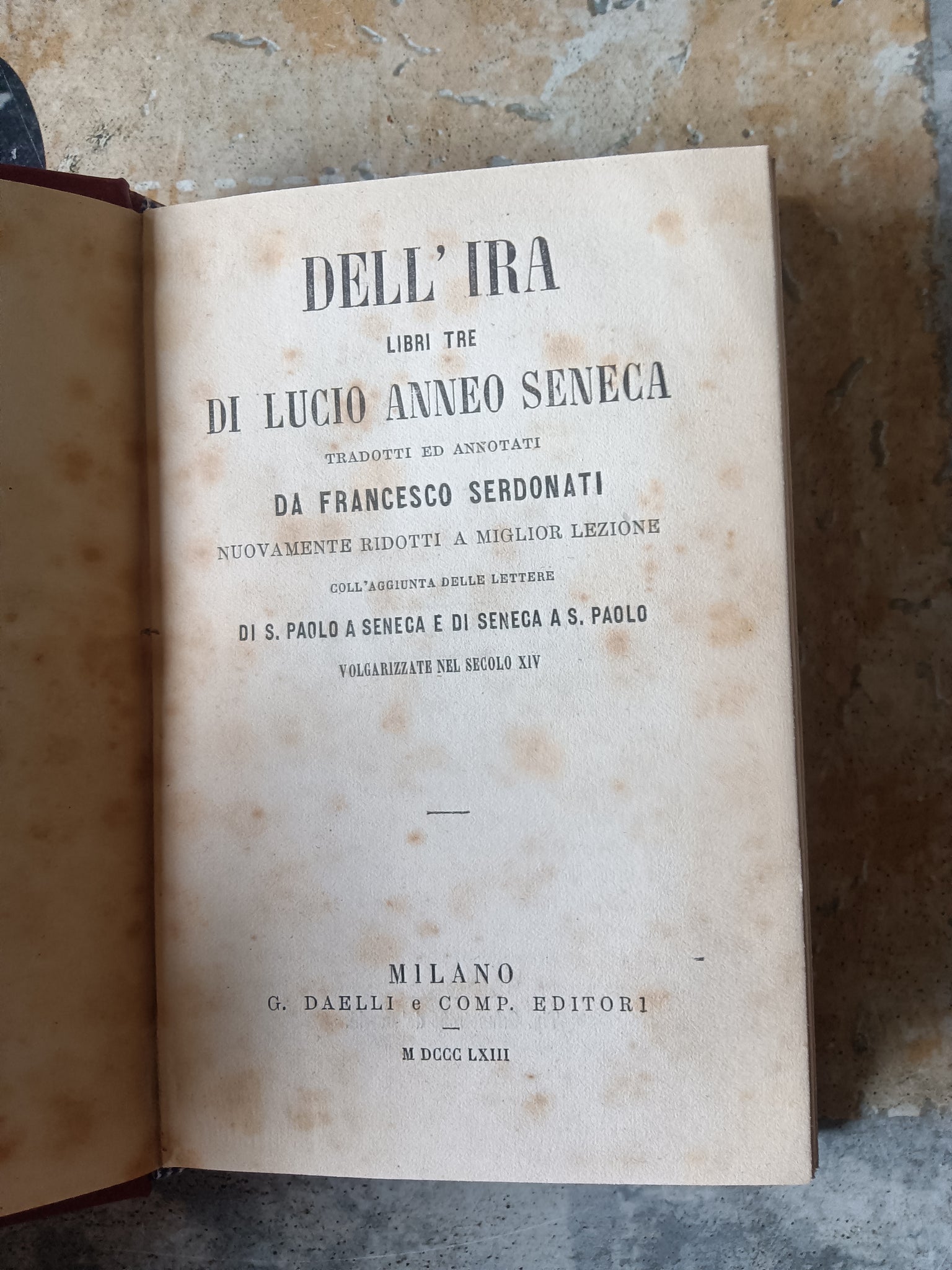 Dell’ira | Seneca
