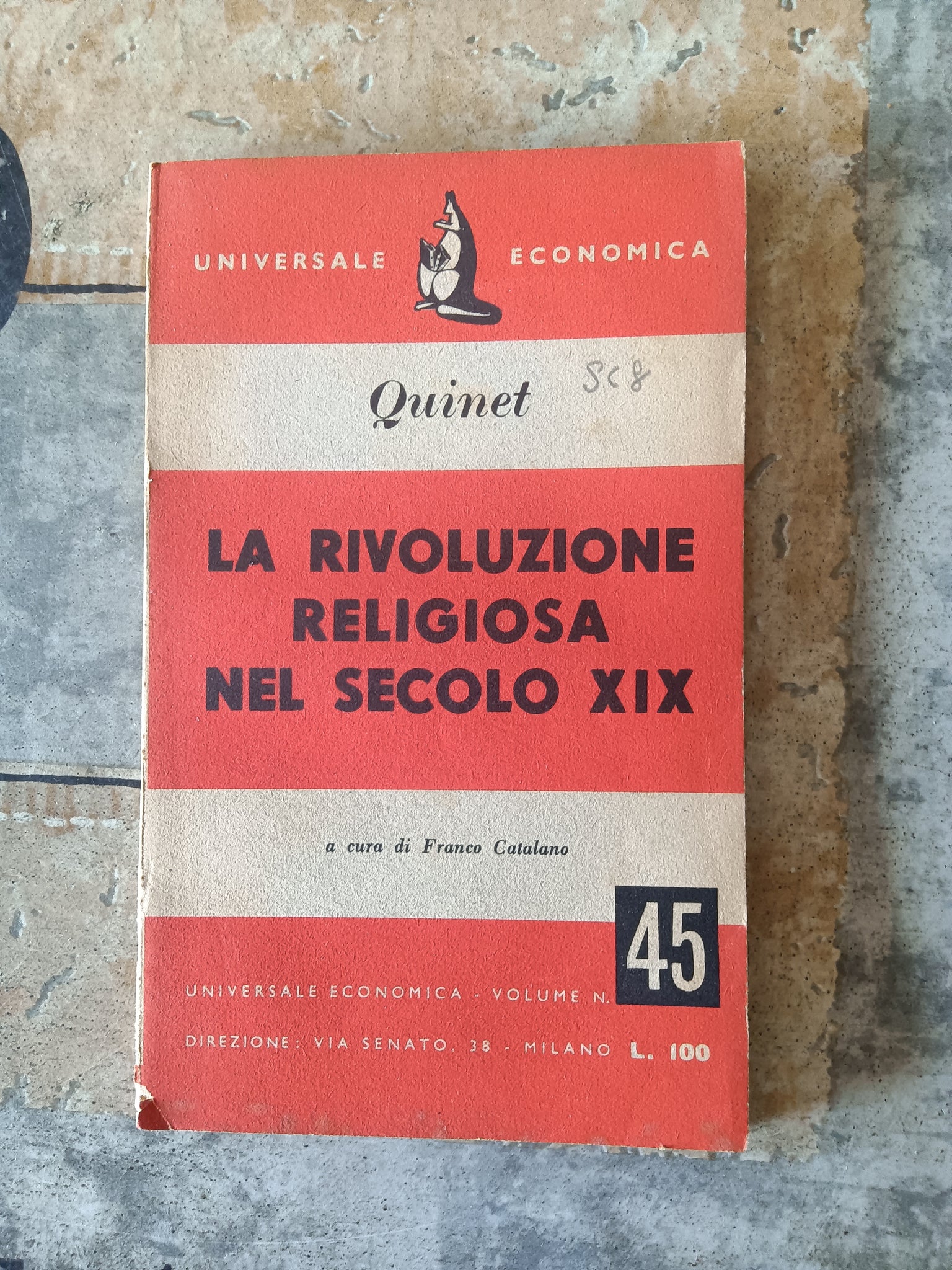 La rivoluzione religiosa nel Secolo XIX | Edgar Quinet
