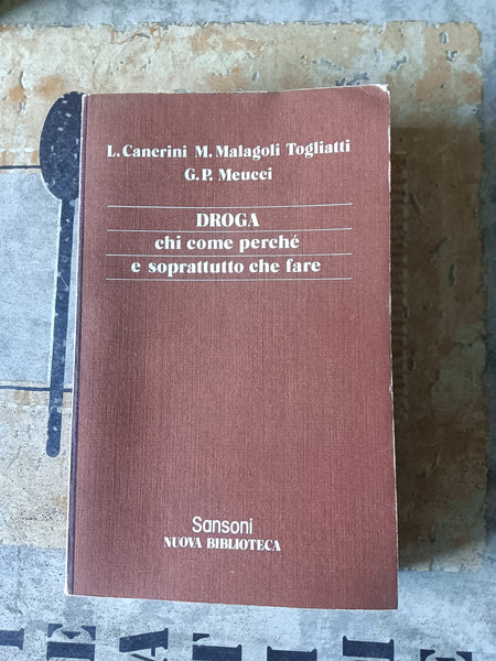 Droga: chi, come, perché e soprattutto che fare | L. Cancrini, M. Malagoli Togliatti, G.P. Meucci