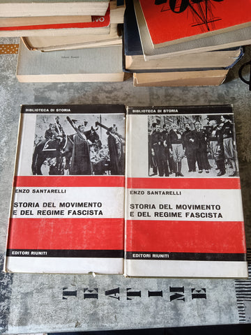 Storia del movimento e del regime fascista 2 Voll. | Enzo Santarelli