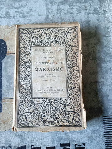 Il superamento del marxismo | Henri De Man - Laterza