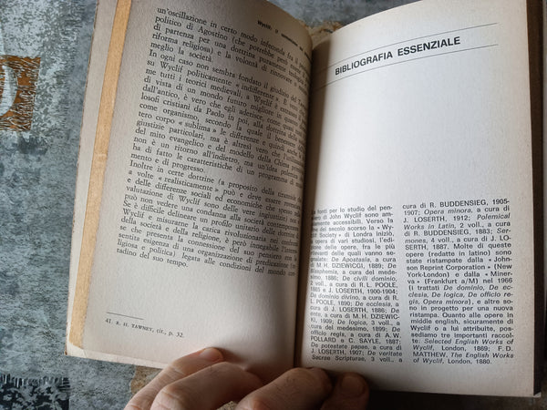 Wyclif, il comunismo dei predestinati | Mariateresa Beonio-Brocchieri Fumagalli