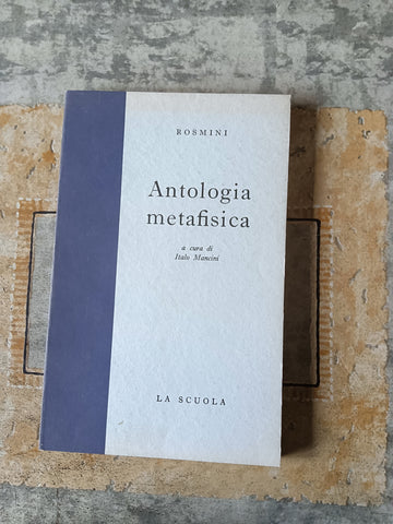 Antologia metafisica | Rosmini