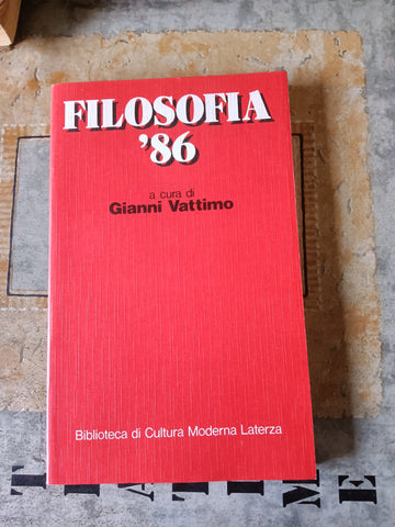 Filosofia ’86 | Gianni Vattimo - Laterza