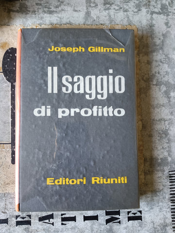 Il saggio di profitto | Joseph Gillman