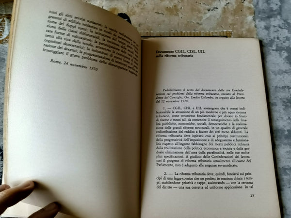Mezzogiorno Fisco Casa Sanità Agricoltura | Cgil; Cisl; Uil