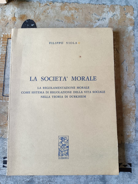 La società morale | Filippo Viola