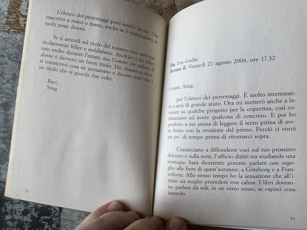 Le ultime lettere | Larsson Stieg