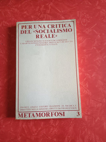 Per una critica del socialismo reale | Aa.Vv