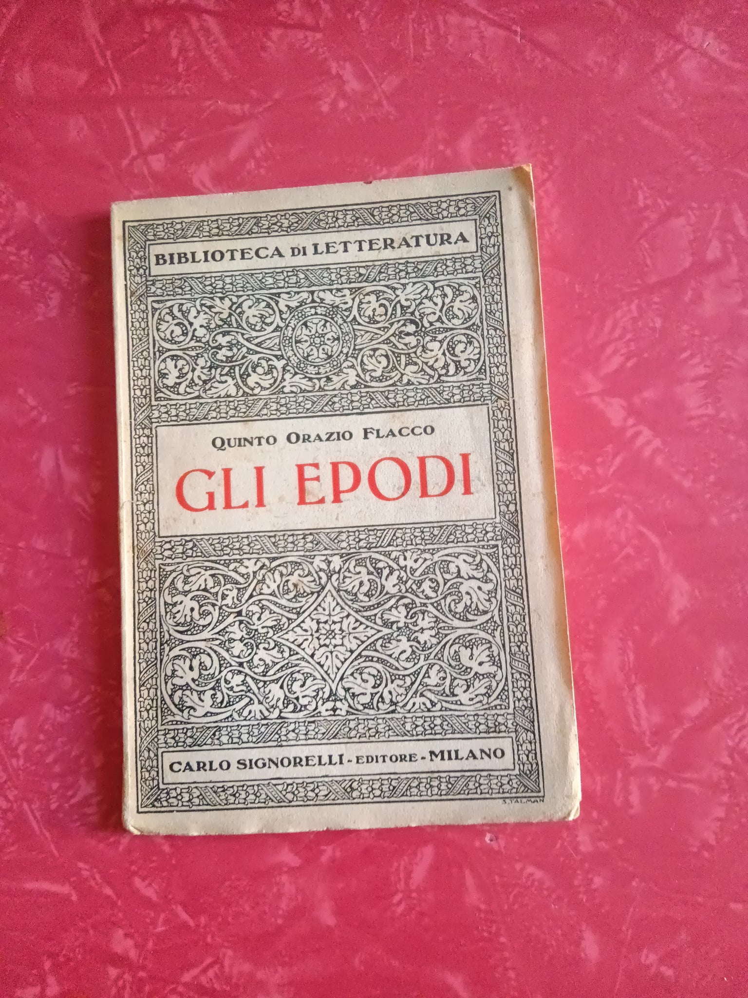 Gli Epodi | Quinto Orazio Flacco