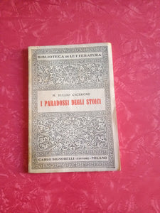 I Paradossi degli Stoici | M. Tullio Cicerone