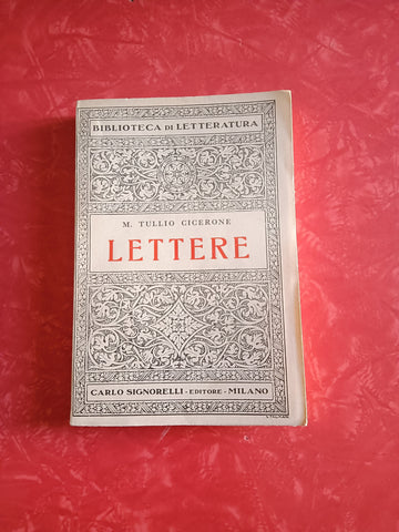 Lettere | Marco Tullio Cicerone