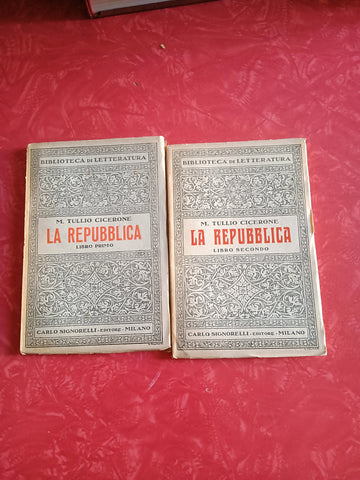 La repubblica 2 Voll. | M. Tullio Cicerone