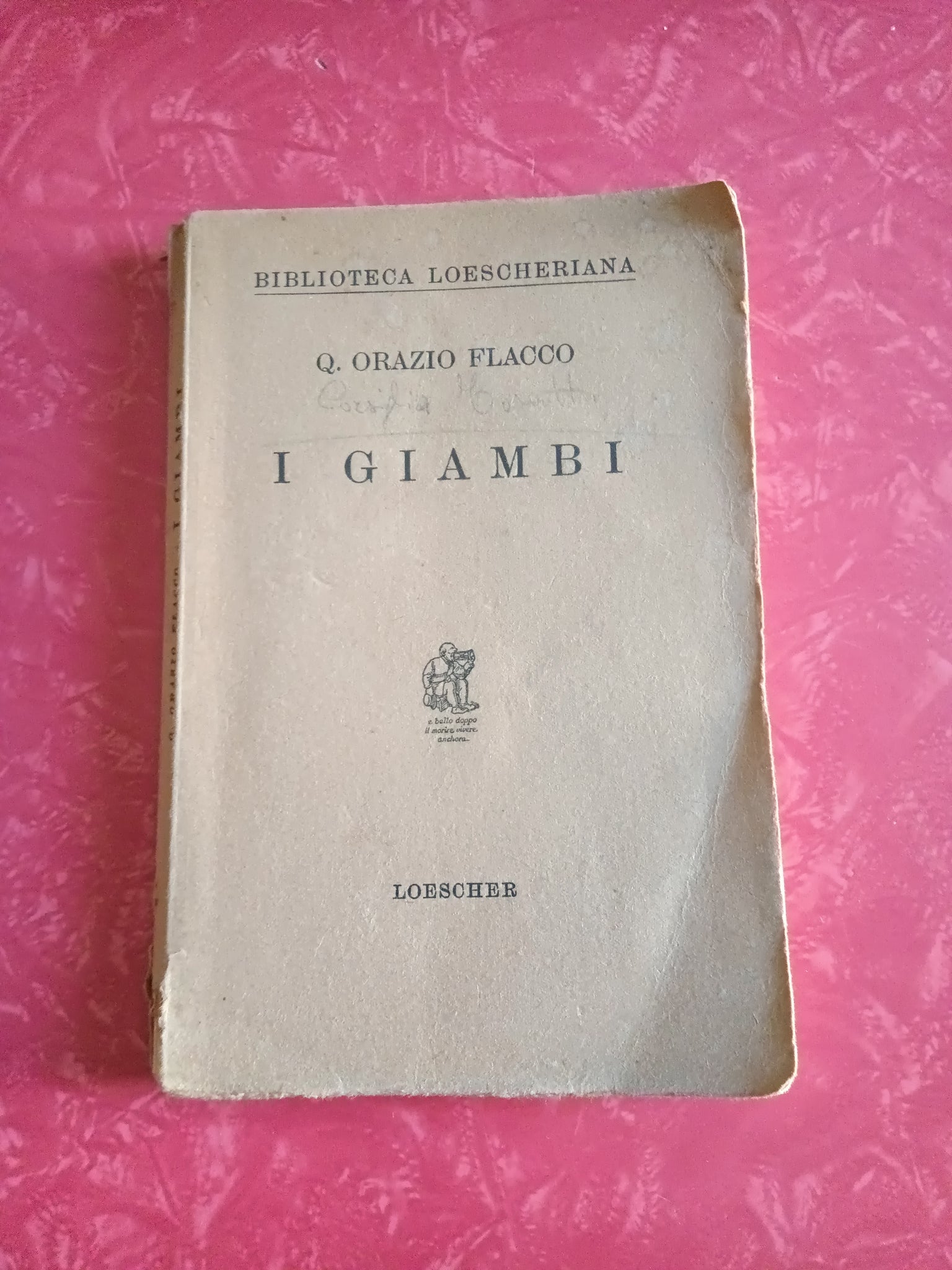 I giambi | Orazio Flacco