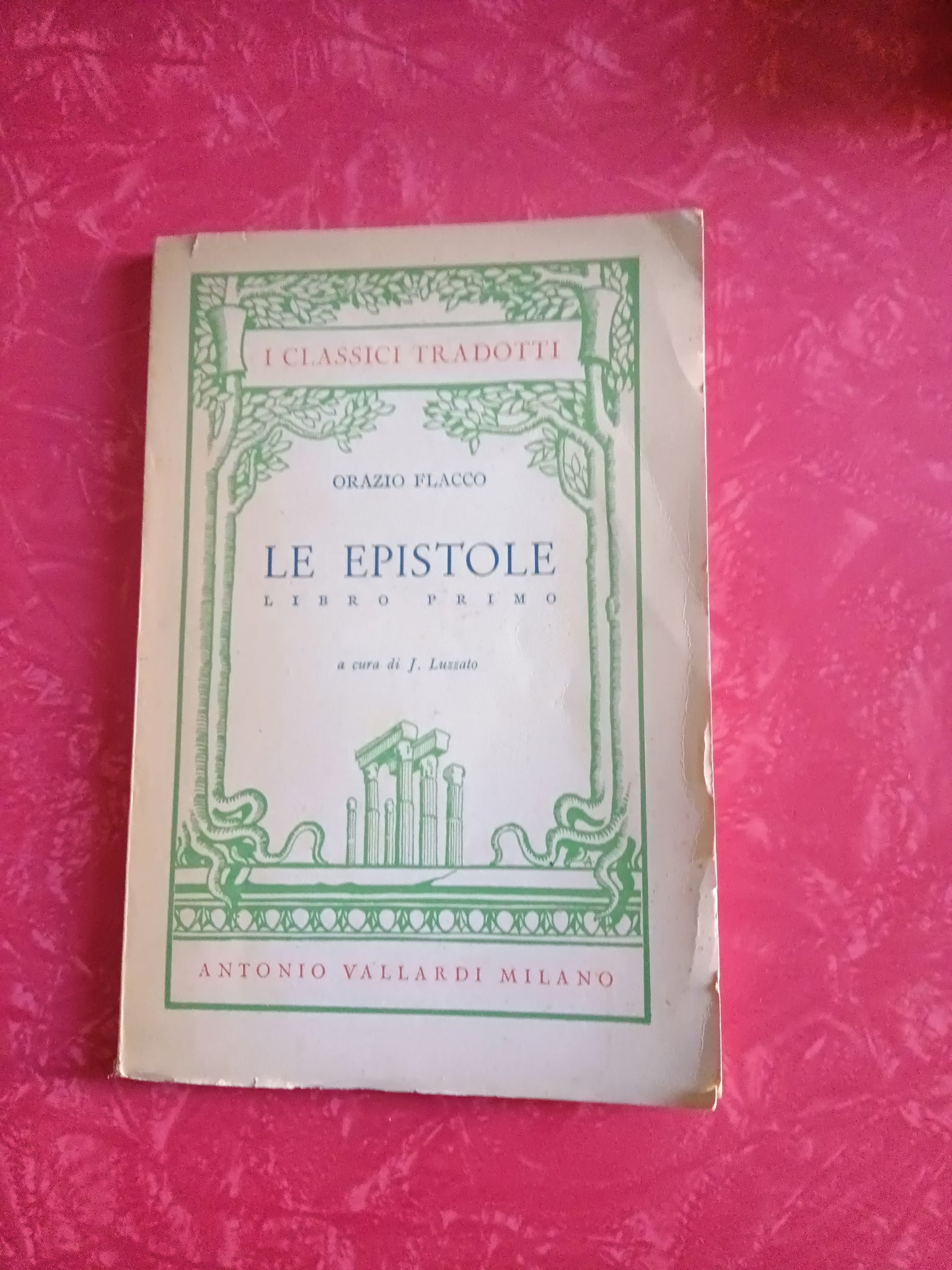 Le epistole. Libro primo | Orazio Flacco