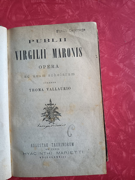 Opera | Publii Virgilii Maronis
