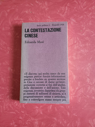 La contestazione cinese | Edoarda Masi - Einaudi