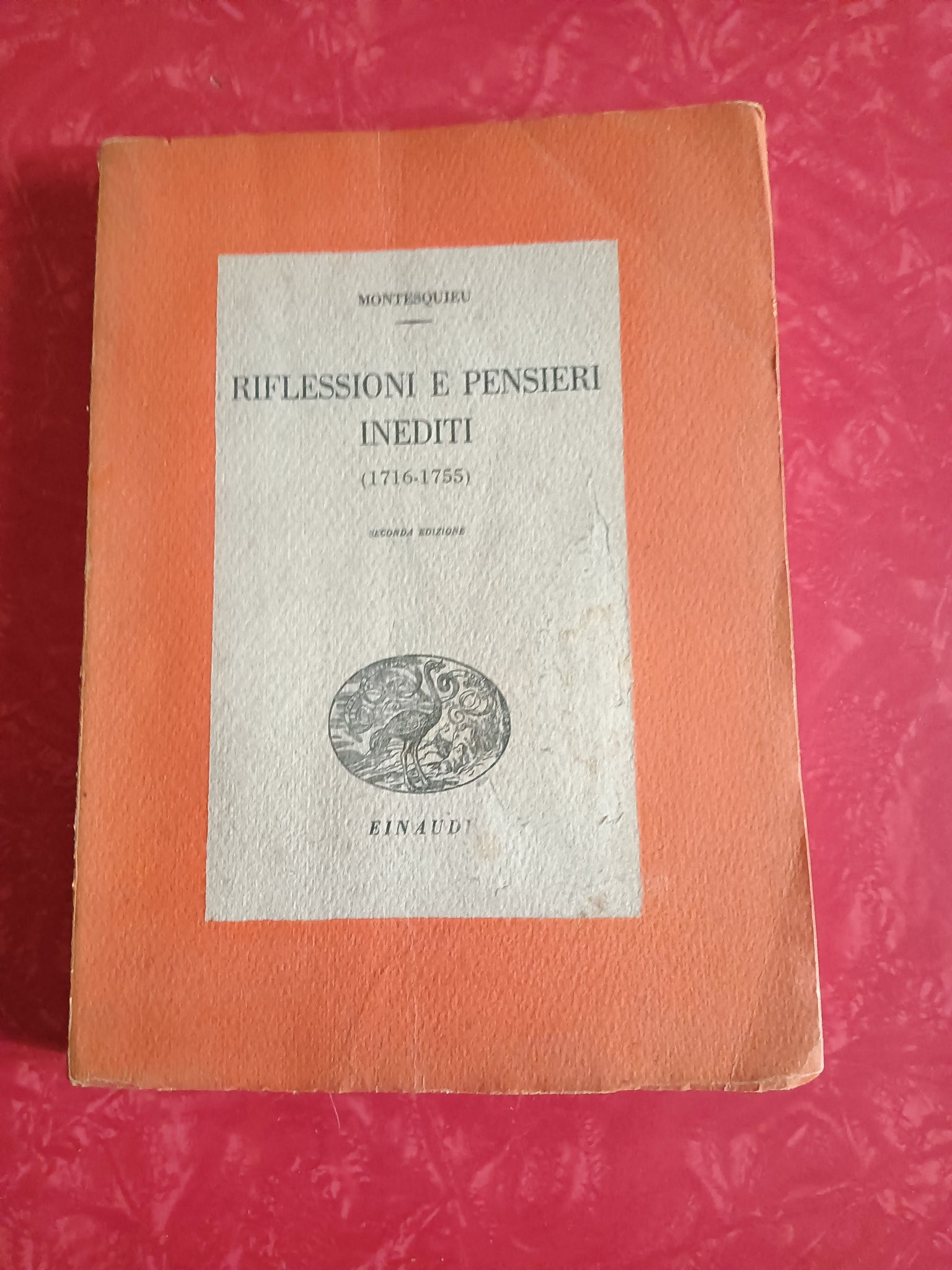 Riflessioni e pensieri inediti (1716 - 1755) | Montesquieu - Einaudi