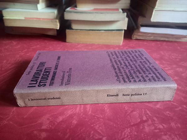 I lavoratori studenti | Aa.Vv - Einaudi