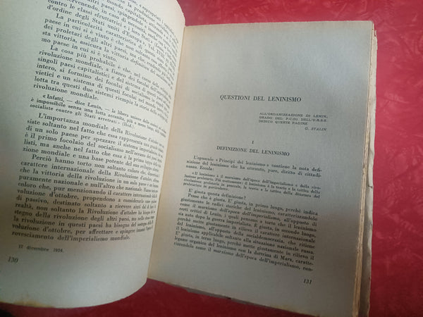 Questioni del leninismo | Stalin