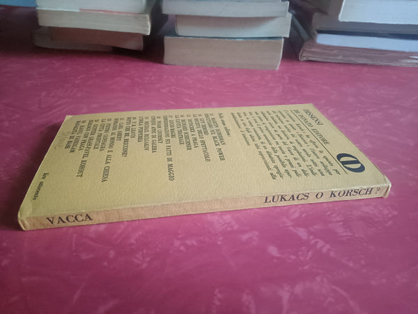 Lukacs o Korsch? | Giuseppe Vacca