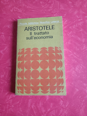 Il trattato sull’economia | Aristotele - Laterza