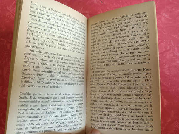 Il dibattito su sraffa | Franco Botta, a cura di