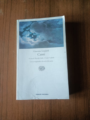 Canti | Giacomo Leopardi - Einaudi