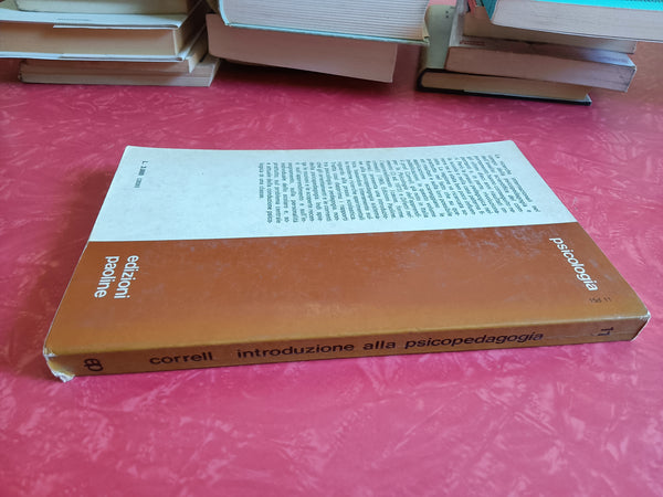 Introduzione alla psicopedagogia | Werner Correll