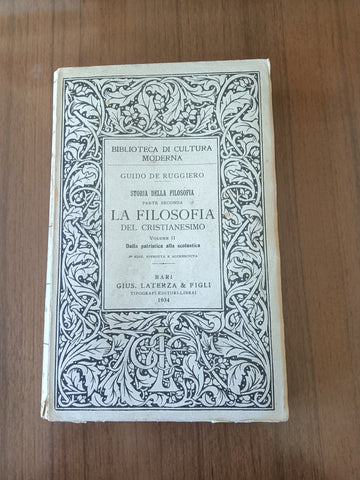 La filosofia del Cristianesimo. Vol.II  | Guido De Ruggiero - Laterza
