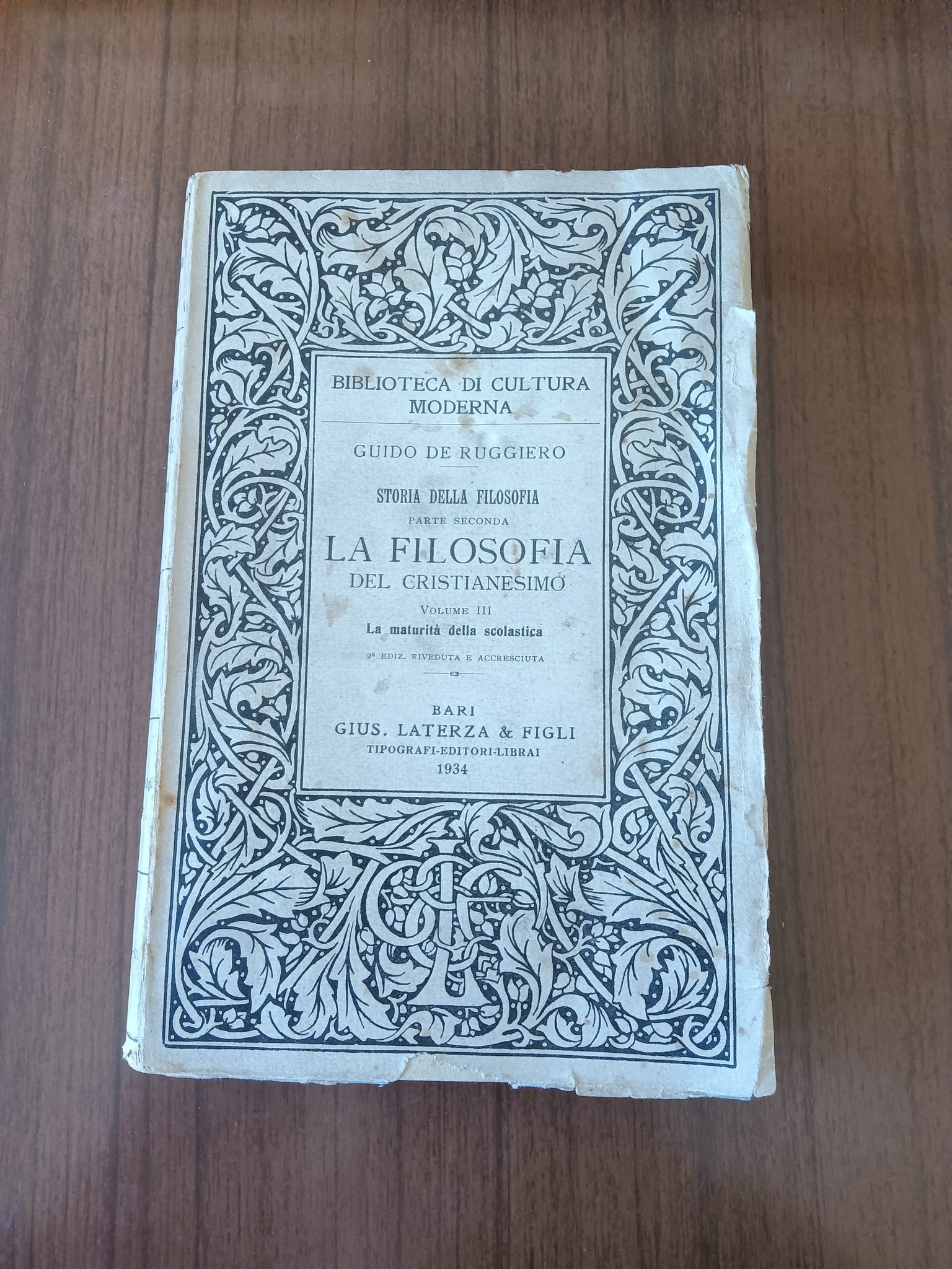 La filosofia del Cristianesimo. Vol.III | Guido De Ruggiero - Laterza