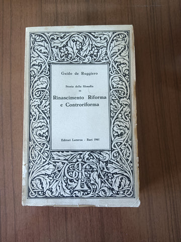Rinascimento Riforma e Controriforma | Guido De Ruggiero - Laterza