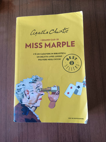 I grandi casi di Miss Marple. C’è un cadavere in biblioteca; Un delitto avrà luogo; Polvere negli occhi | Agatha Christie - Mondadori