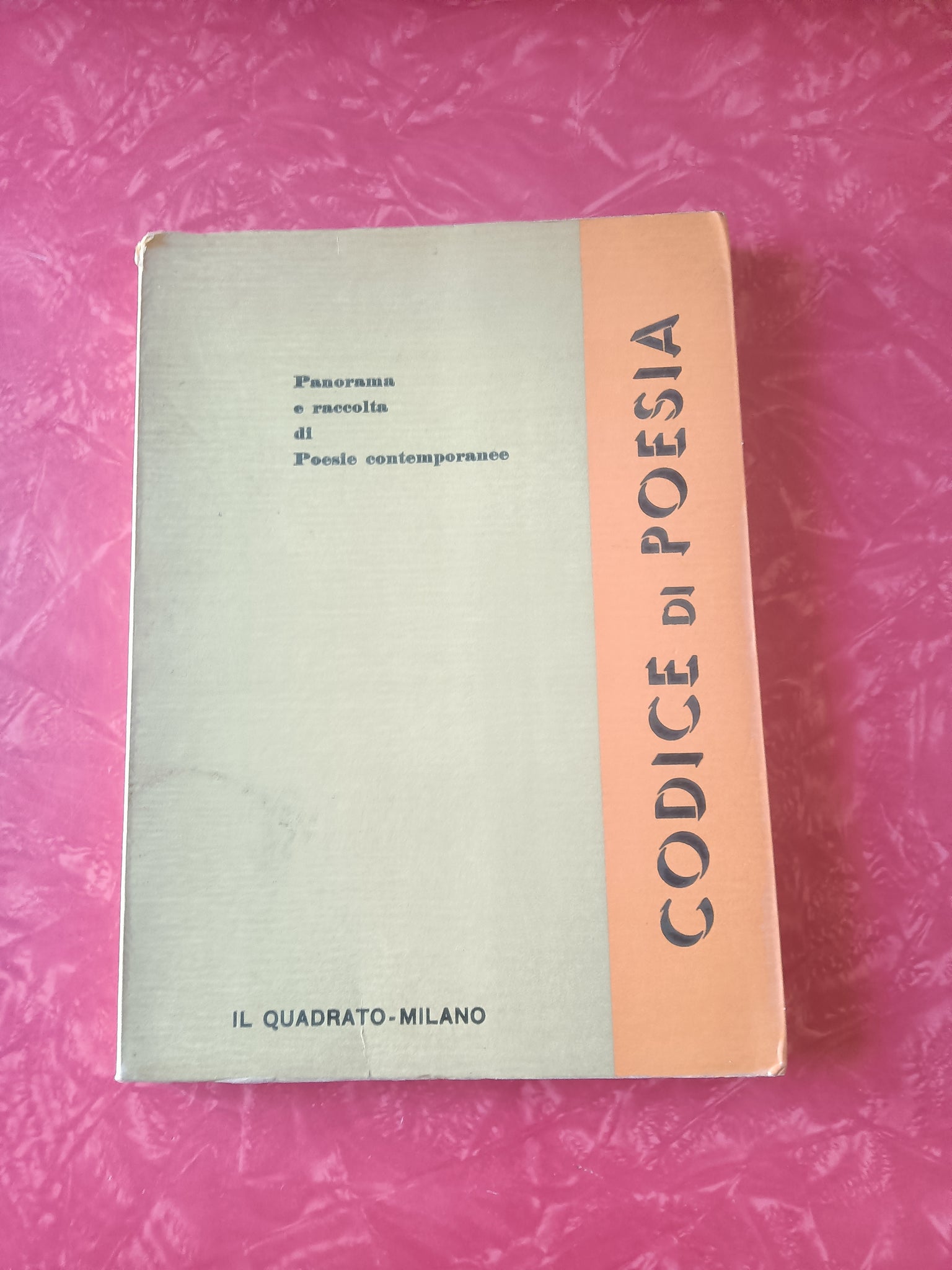 Codice di poesia. Panorama e raccolta di poesie contemporanee | Giorgio Falossi, a cura di