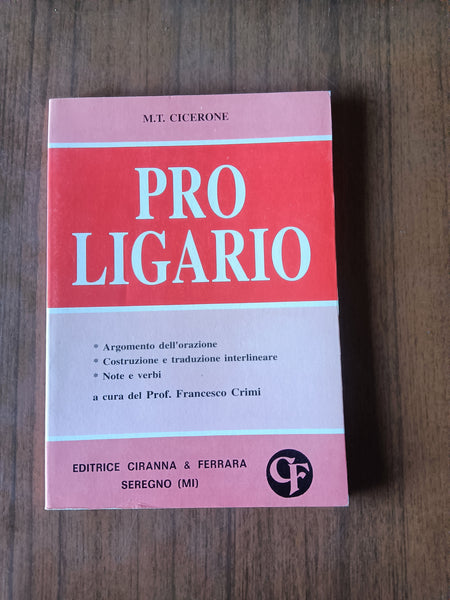 Pro ligario | Cicerone