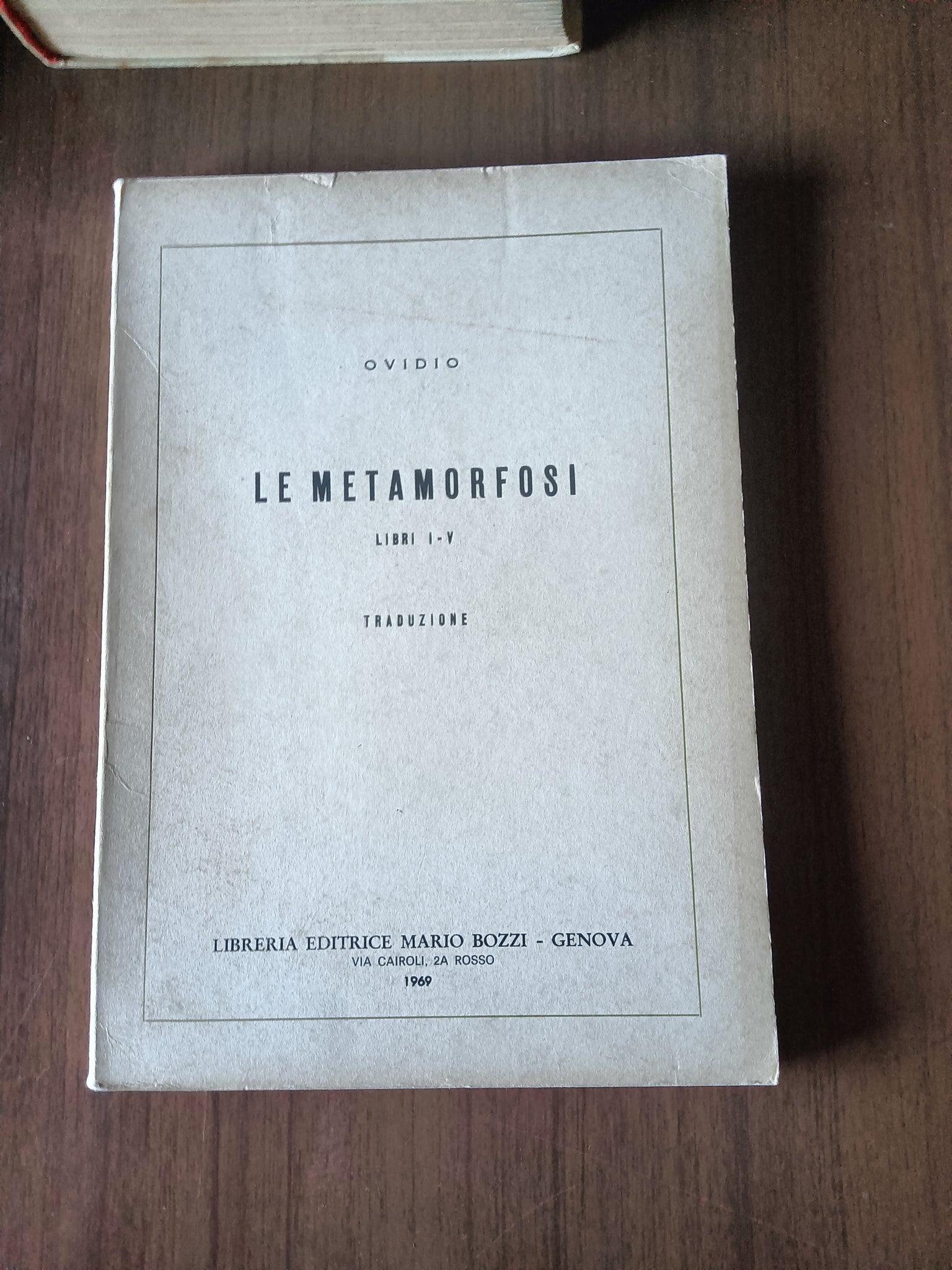 Le metamorfosi. Libri I-V | Ovidio