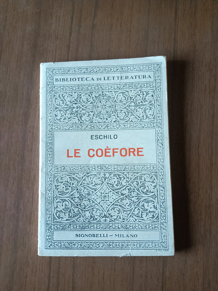 Le Coèfore | Eschilo