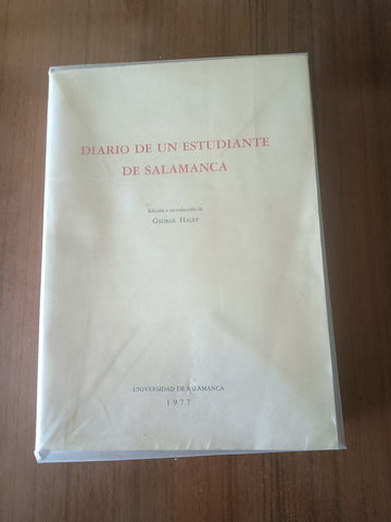 Diario de un estudiante de salamnca | George Haley