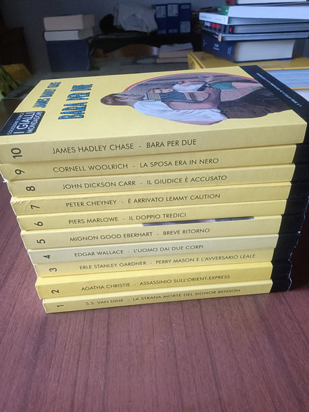 Collezione storica i gialli Mondadori 10 Voll. | Aa.Vv